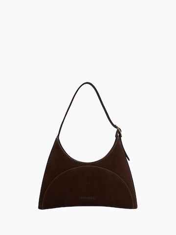 Carel Handbag 'Carel Paris Sacs À Main Place De La Concorde Cuir Marron' in Brown