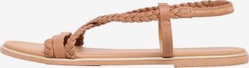 Sandales à lanières Lipsy en marron : devant