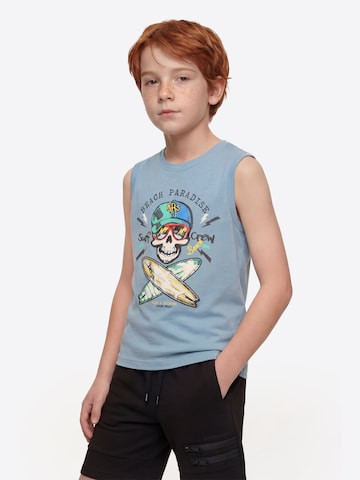 KOROSHI Majica | modra barva: sprednja stran