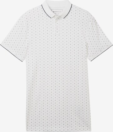 T-Shirt TOM TAILOR DENIM en blanc : devant