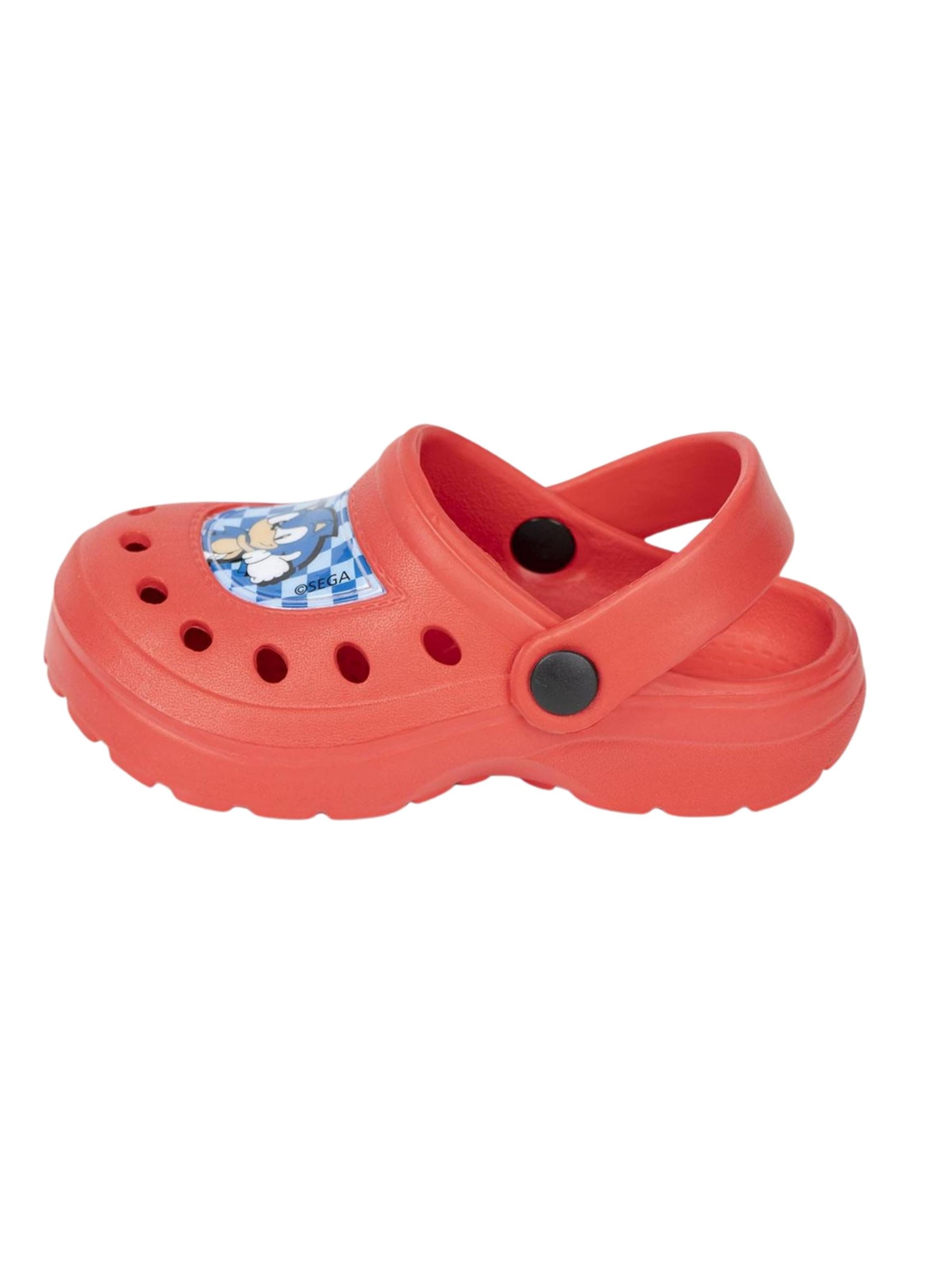 DISNEY Beach & Pool Shoes 'Sonic' in Red: front
