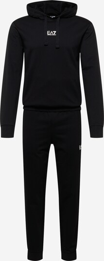 EA7 Emporio Armani Joggingpak in de kleur Zwart / Wit, Productweergave