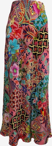 Gonna 'Oia Bias Cut Silk Skirt' di Introvertie VIENNA in rosa: frontale