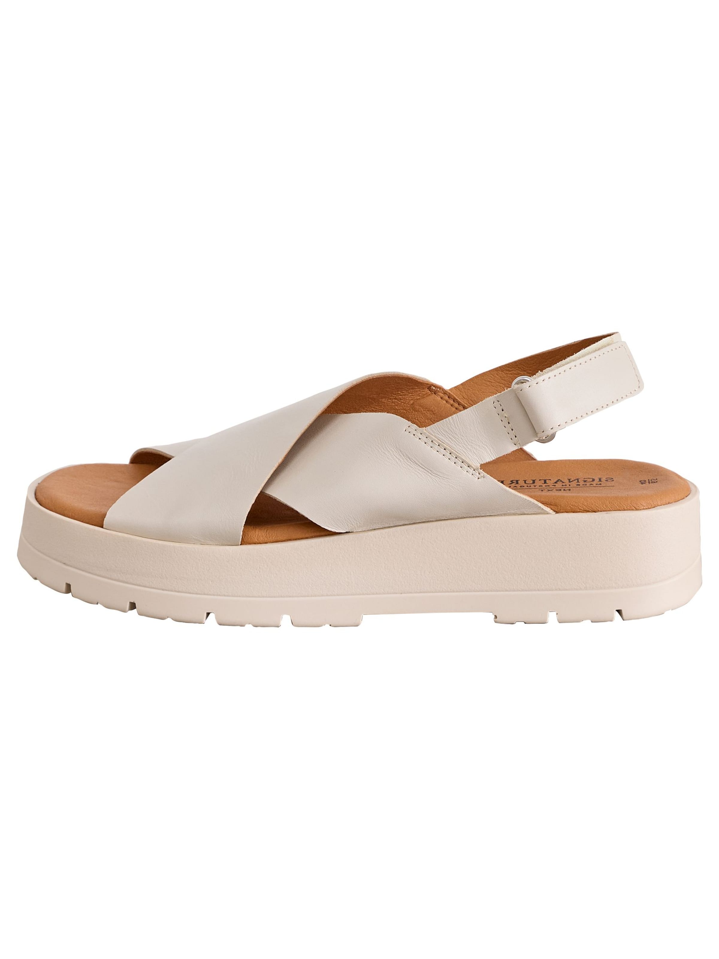 Next Sandály – béžová: přední strana