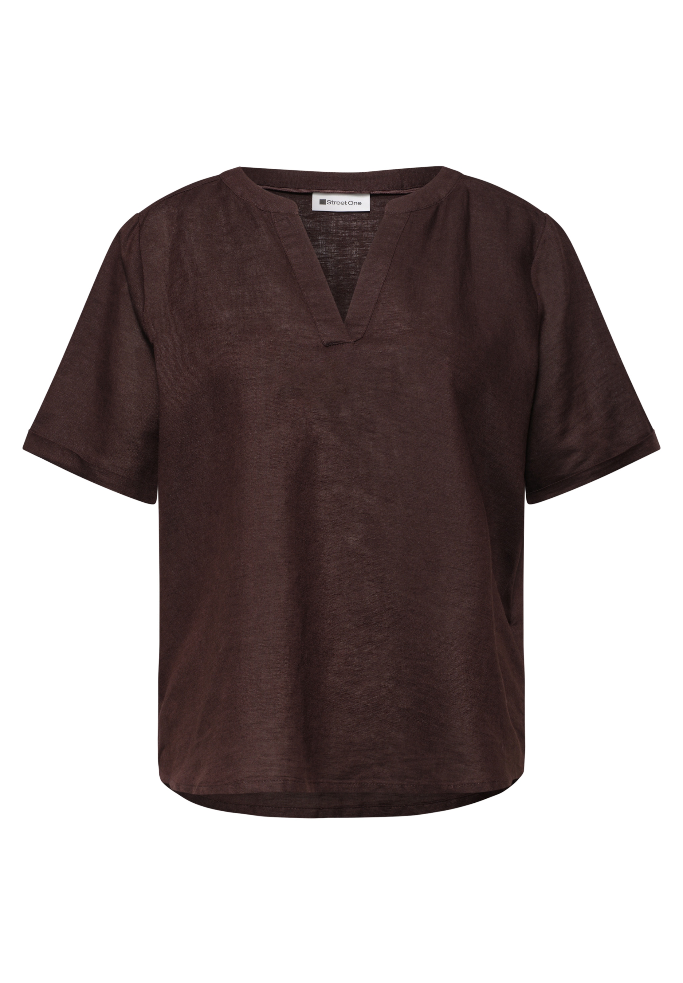 STREET ONE Bluse in Braun: Vorderseite