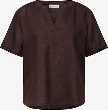 STREET ONE Bluse in Braun: Vorderseite