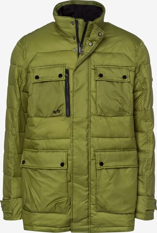 Cross Jeans Winter Jacket ' 40248 ' in Green: front