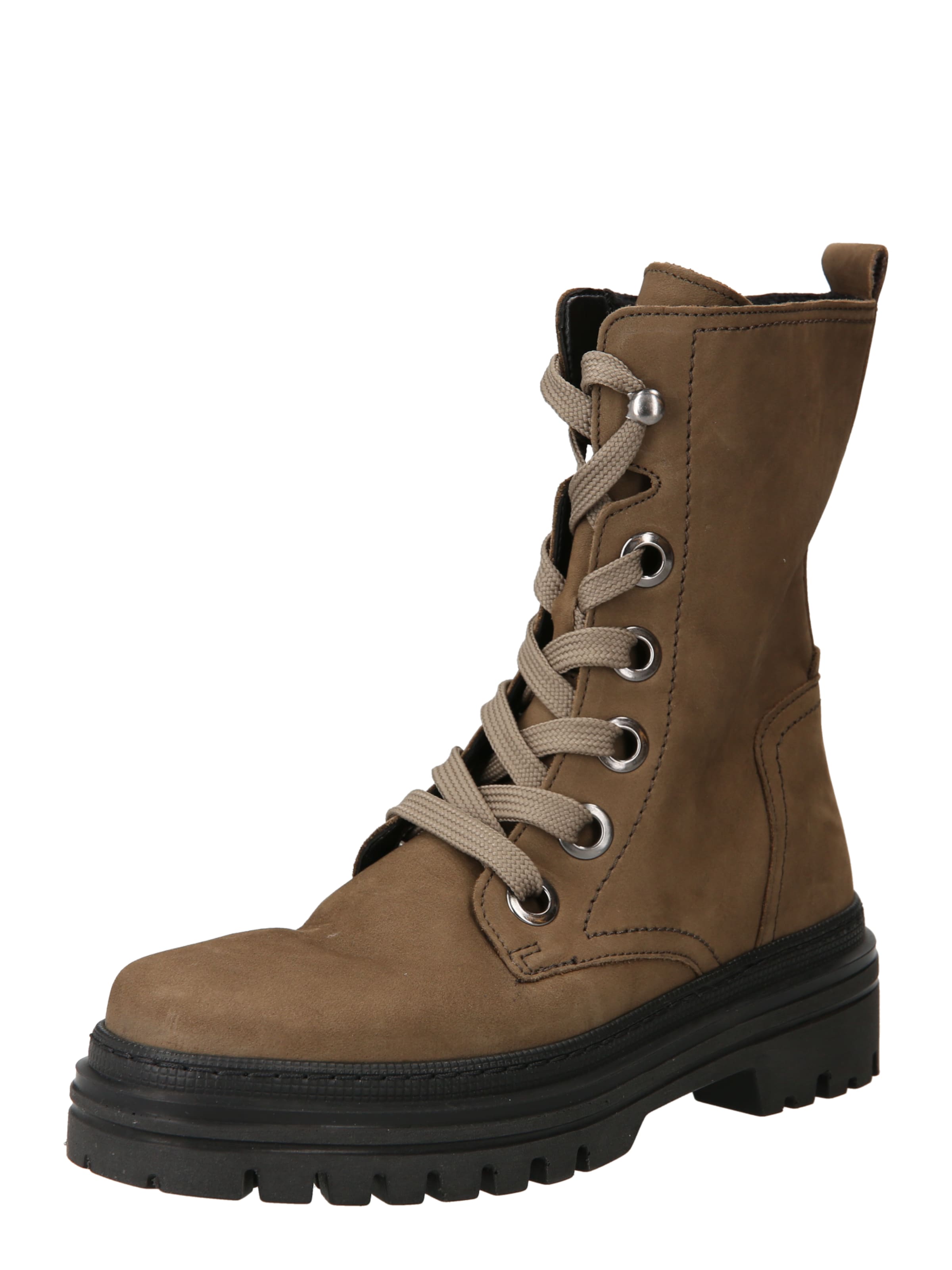 Bottines à lacets GABOR en marron : devant