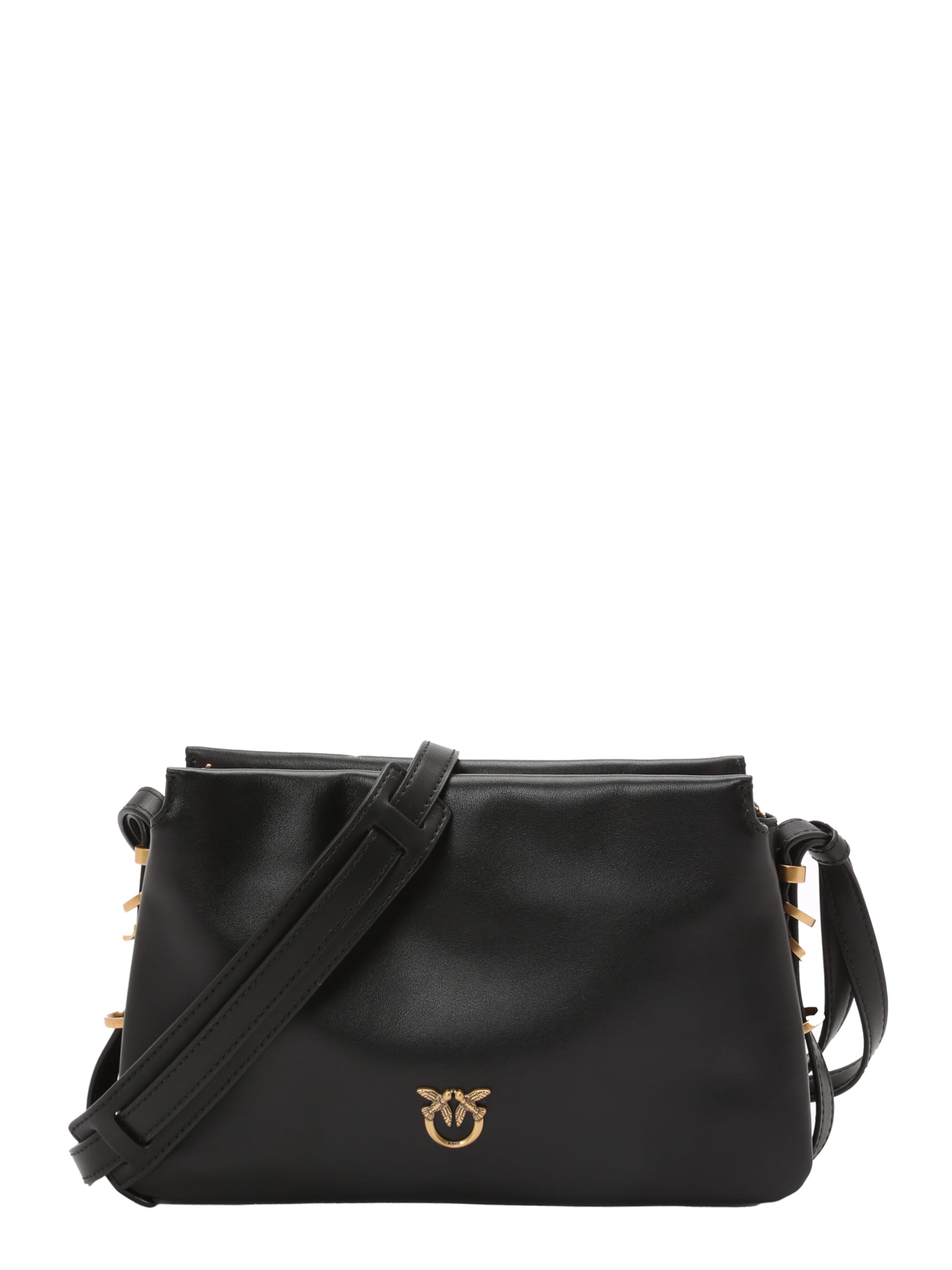 PINKO Сумка через плечо 'Triplet' в Черный: спереди