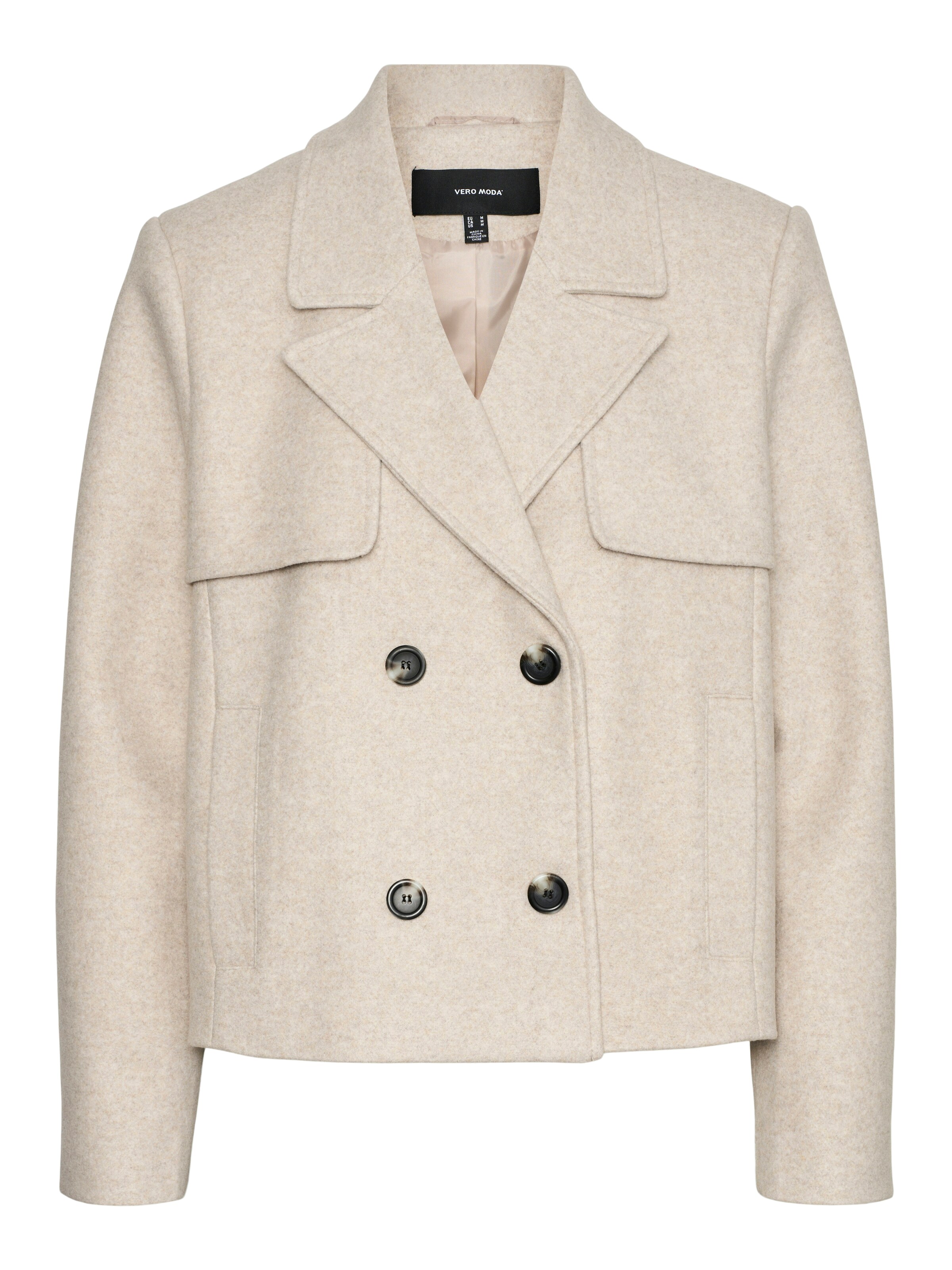 VERO MODA Übergangsjacke 'Fortunesheila' in Beige: Vorderseite