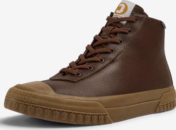 CAMPER Sneakers hoog ' Camaleon 1975 ' in Bruin: voorkant