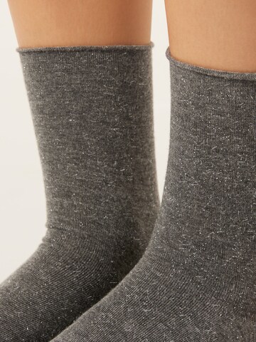 CALZEDONIA Socken in Grau