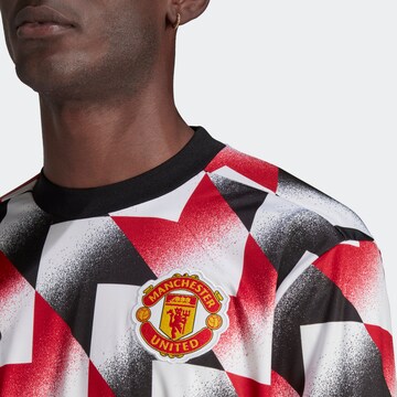 T-Shirt fonctionnel 'Manchester United' ADIDAS SPORTSWEAR en blanc