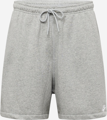 Nike Sportswear Normální Kalhoty 'CLUB' – šedá: přední strana