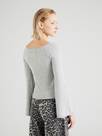 PIECES Sweater 'PCMAGGIE' in Grey