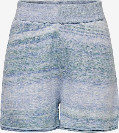 ONLY Shorts 'Sunset' in hellblau / blaumeliert / jade, Produktansicht