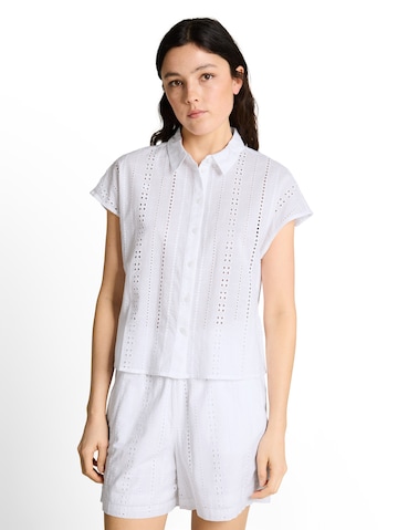 Bluză de la TOM TAILOR DENIM pe alb: față