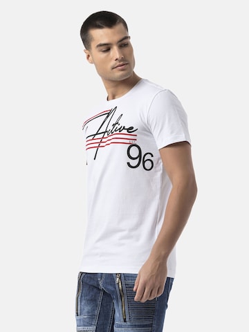 CIPO & BAXX T-Shirt 'CT796' in Regular Fit in Weiß