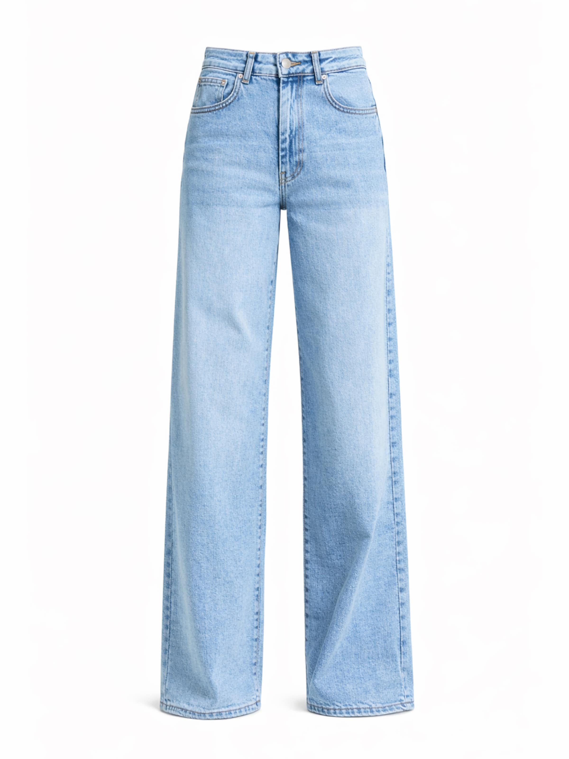 IT'S BASIC Wide leg Jeans 'Stretch Palazzo High Rise Jeans' in Blauw: voorkant
