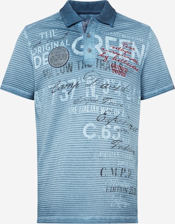 CAMP DAVID - Camiseta en azul: frente