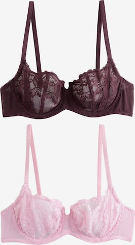 rožinė Next Plati Liemenėlė: priekis