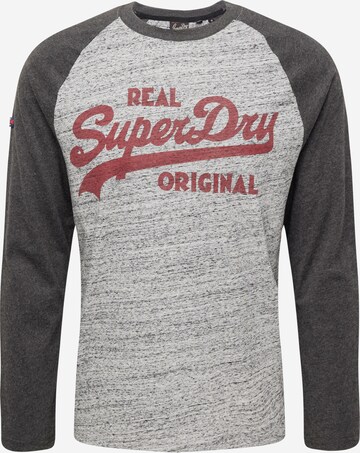 Maglietta di Superdry in grigio: frontale