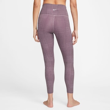 NIKE Skinny Workout Pants in Purple