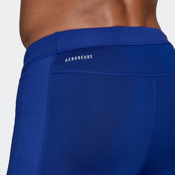 ADIDAS SPORTSWEAR Skinny Sporthose in Blau