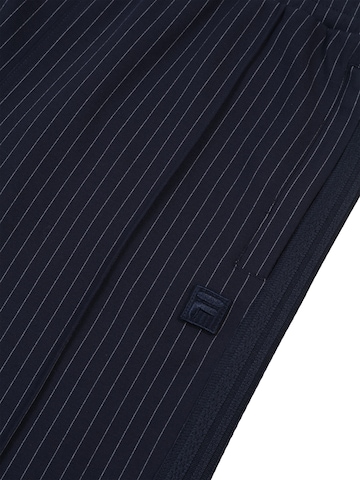 FILA Regular Trousers 'PADOLA wide straight pinstripe track pants' in Blue