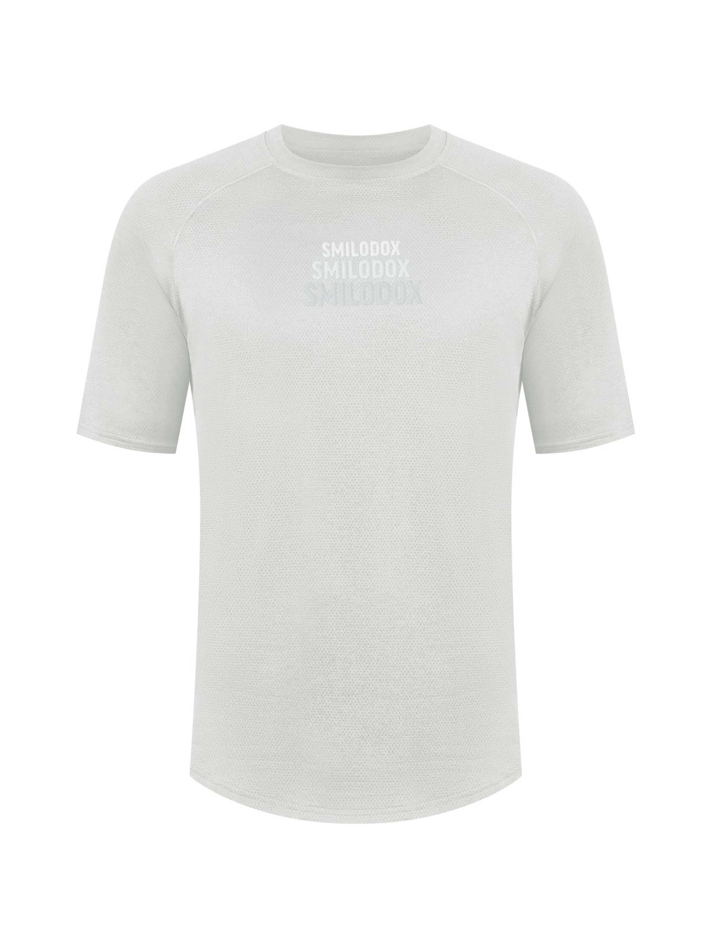 Smilodox T-Shirt ' Powerfit Triple ' in Blau: Vorderseite