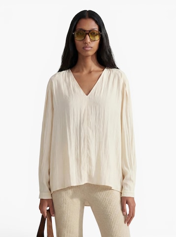 SELECTED - Blusa 'SLFIONA' em bege: frente