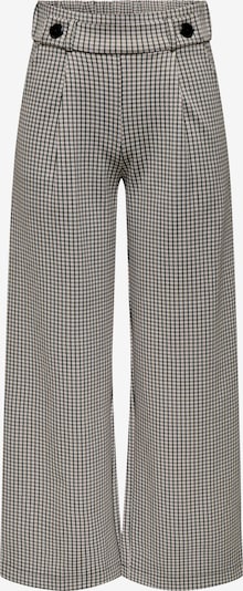 Klostuotos kelnės 'JDYGEGGO MIA' iš JDY, spalva – tamsi smėlio / juoda, Prekių apžvalga