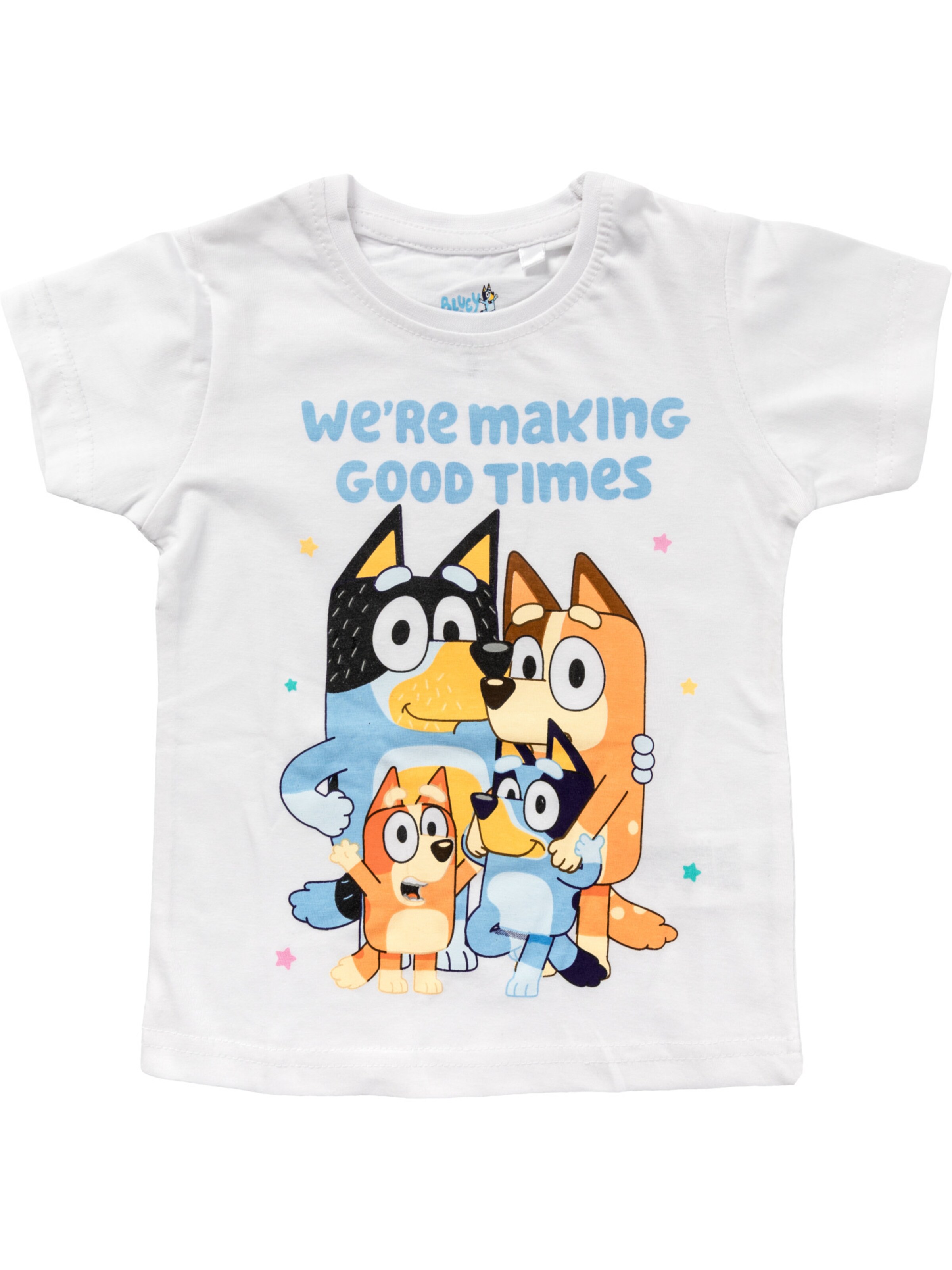 Bluey Pajamas 'Bluey & Family' in Blue