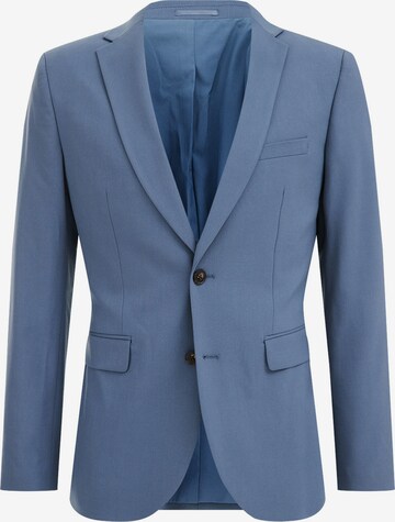 Coupe slim Veste de costume WE Fashion en bleu : devant