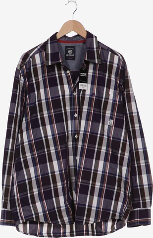 LERROS Button Up Shirt in XXL in Purple: front