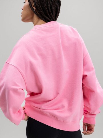 Hey Honey Sweatshirt 'Rosewood' in Pink