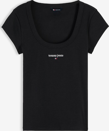Tommy Jeans - Camisa em preto: frente