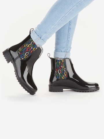 Bottes en caoutchouc Rieker en noir