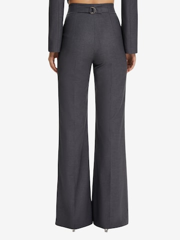 évasé Pantalon à plis NOCTURNE en gris