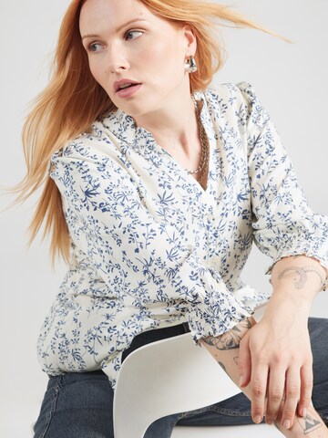 ONLY Carmakoma - Blusa 'CARRAYA' en beige