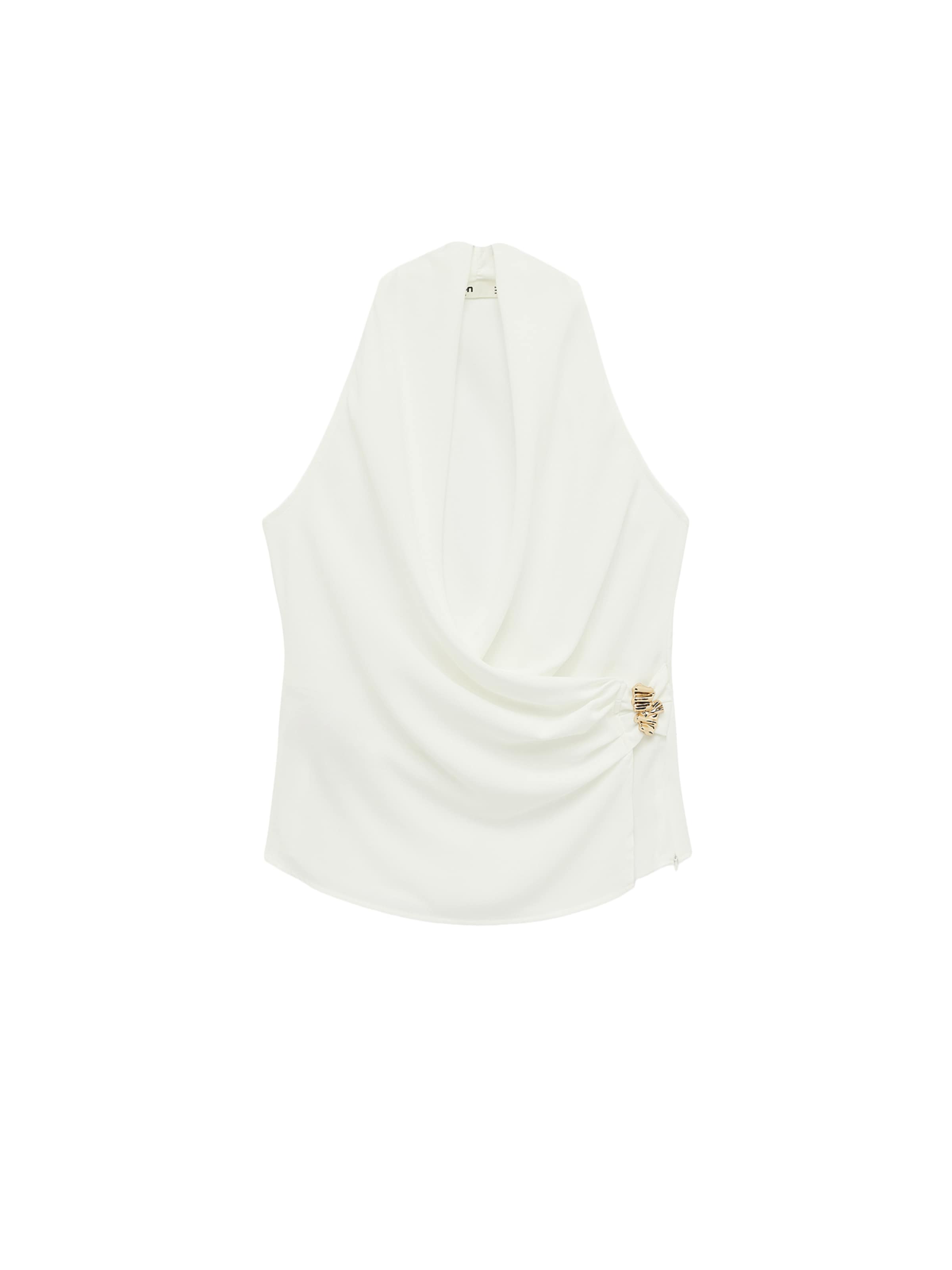 Koton Blouse in XXS in de kleur Offwhite, Productweergave