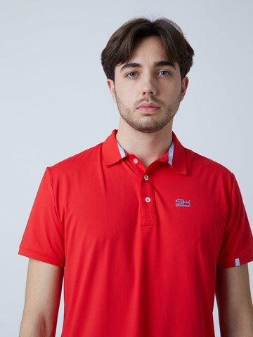 T-Shirt fonctionnel 'Polo' SPORTKIND en rouge