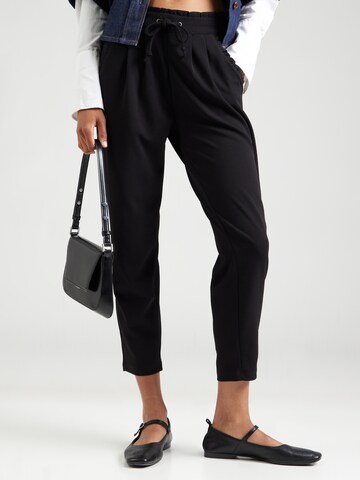 JDY Regular Pleat-front trousers 'Catia' in Black: front