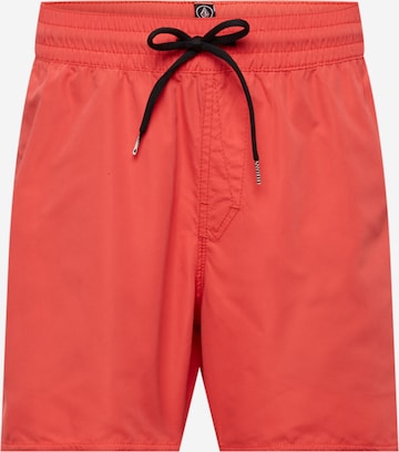 VolcomKupaće hlače 'LIDO' - crvena boja: prednji dio