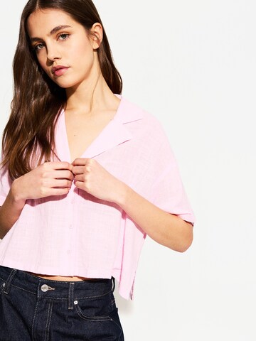 Chemisier Bershka en rose