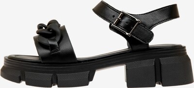 CESARE GASPARI Sandale in schwarz, Produktansicht