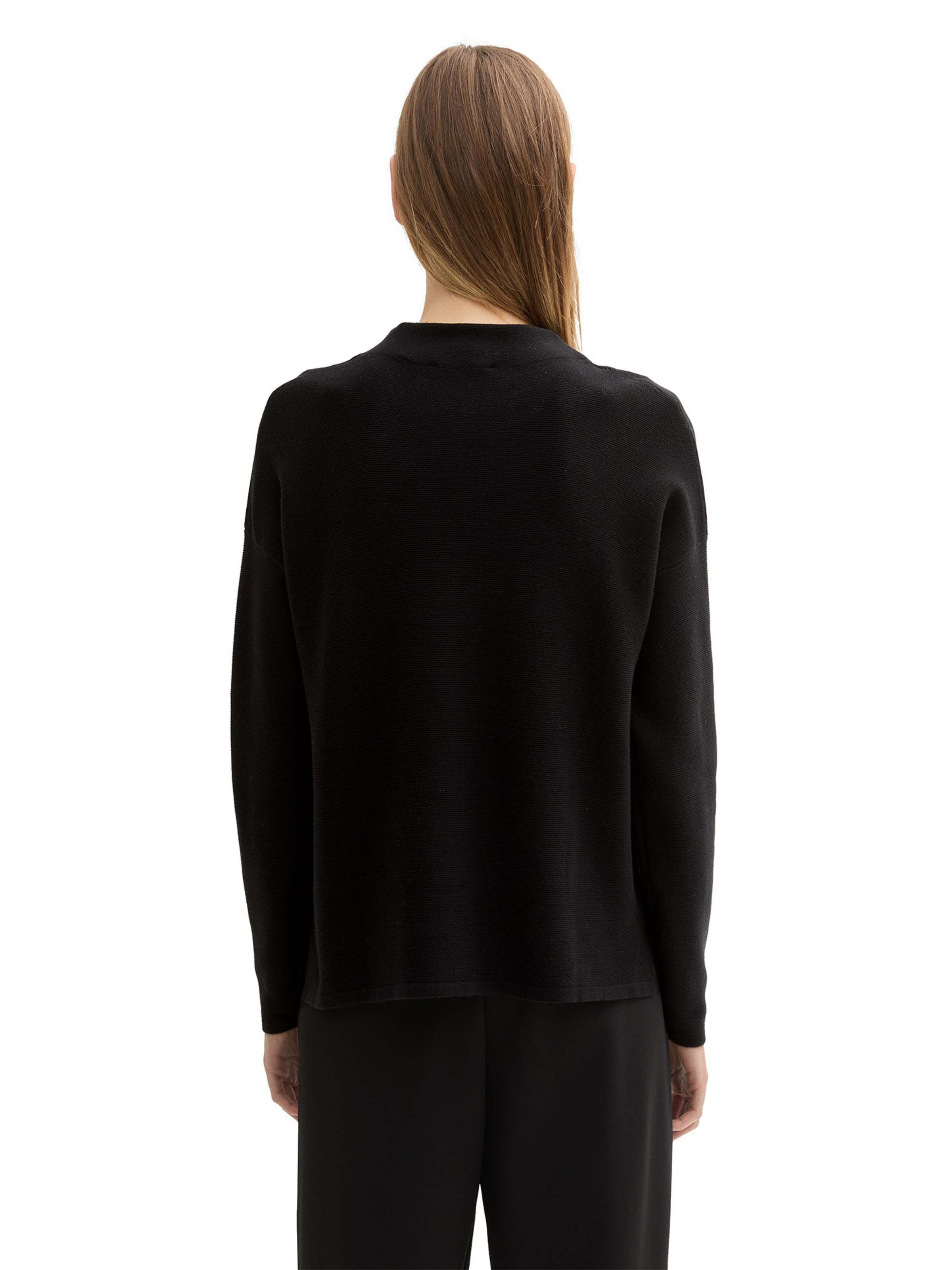 TOM TAILOR DENIM Trui in Zwart
