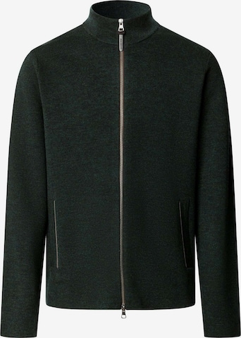 Hackett London Gebreid vest 'MILANO' in Groen: voorkant