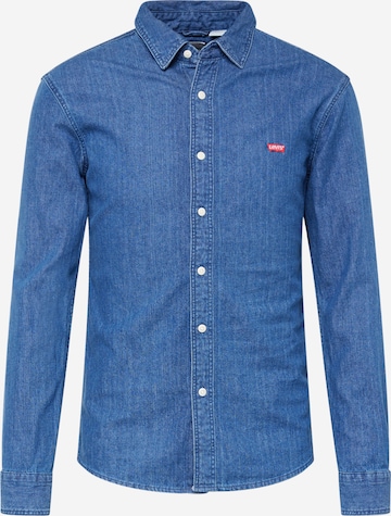 LEVI'S Slim fit Button Up Shirt 'Battery' in Blue: front