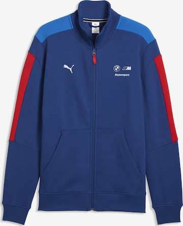 PUMA Sportsweatvest 'BMW M Motorsport' in Blauw: voorkant